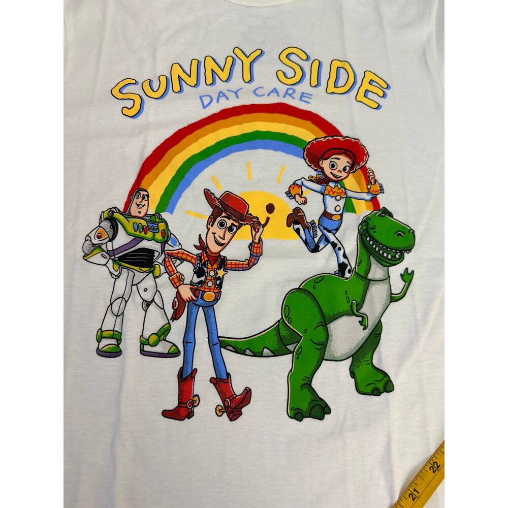 Disney Pixar Toy Story Sunny Side Day Care Graphic Tee Small